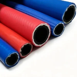 High Pressure Three-layer Two-line Pneumatic PVC Rubber Extruding Air Hose for Industrial Gas Applications