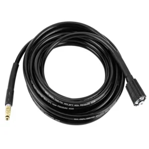 High Pressure Washer Hose High Pressure Replacement for K2 Power Washer Extension Tube 40MPa 5800PSI Black Rubber Steel Wire Car