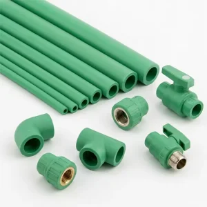 High Pressure Water Supply Round PPR Material Pipe with Threaded Joints