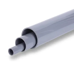 High Pressure Welding PVC Irrigation Water Supply Pipes 63-75mm Gray