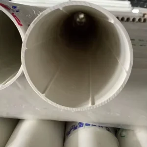 High Pressure and Shockproof PVC-U Drainage Pipe Solid Wall Internal Spiral Structure Plastic Tubes