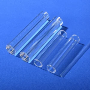 High Purity Fused Silica Quartz Tubes High Temperature Resistance Clear Transparent Welding Cutting Custom Diameter