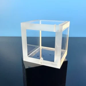 High Purity Ozone Free Quartz C Shape Tank with Bending and Welding Services for Laboratory Equipment