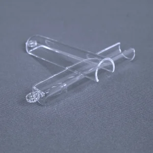 High Purity Transparent Quartz Boat 200 Mesh Long Term Use 1100 Acid Alkali Resistant Thermal Shock Proof for