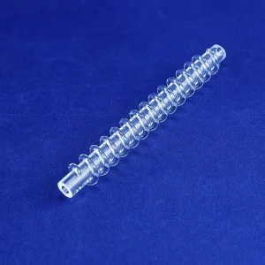 High Purity Transparent Quartz Threaded Tube Customizable Precision Thread High Temperature Resistant Lab Cutting Bending