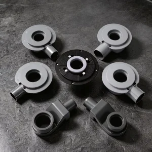 High Quality ABS Plastic Kitchen Drainage Shifter Floor Drain Offset Connector Pipe Adapter Water Stop Conversion Fitting