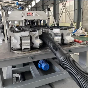 High Quality Automatic Double Wall Corrugated Pipe Extrusion Line for PVC PE PP HDPE Urban Drainage Electrical Conduit