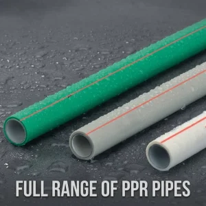High Quality Custom PPR Plastic Water Pipe 1-8mm Wall Thickness High Pressure Hot Cold Water One stop Plumbing Supply