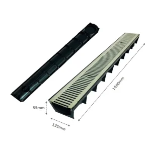 High Quality Eco Friendly Lightweight Protective Plastic PVC Rain Gutter Drainage Ditch Cover for Construction