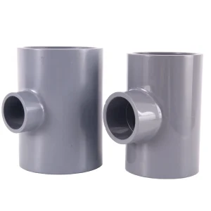 High Quality Factory Direct Sale CPVC Pipe Fitting Industrial Plastic Reducing Tee with Cutting Service DIN Standard
