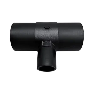 High Quality HDPE SDR11 17 PN16 Reducing Tee PE Pipe Fittings Joint for Gas Water Supply