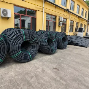 High Quality HDPE Water Pipe High Pressure Black CE ISO9001 Certified Durable Anti Corrosion UV Resistant Flexible for