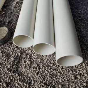 High Quality High Pressure Durable Acid Alkali Resistant Anti Uv Non Toxic Lightweight PVC U 50×2.0 Resin Pipes Underground