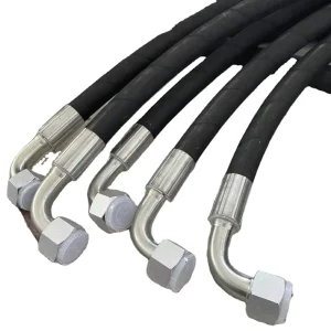 High Quality High pressure Rubber Oil Pipe Hydraulic Hose Hose Connector