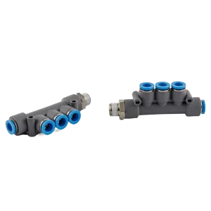 High Quality Hose Connector Pneumatic One Touch Fitting Quick Plastic Pneumatic Fittings 5 Way Pneumatic Tube Fittings