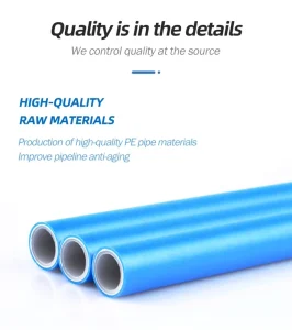 High Quality PEX Plastic Pipes for Underfloor Heating High Pressure Plumbing Materials 1/8″-2″ ISO Standard