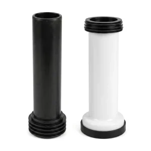 High Quality White Waste Pipe Durable 30cm Extended Straight Concealed Cistern Drain Tube for Wall Hung Toilet Outlet