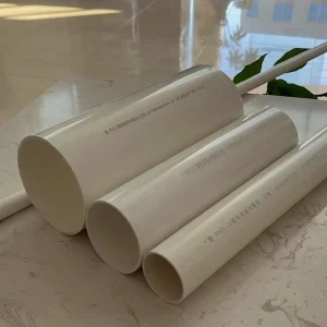 High Rigid PVC-U Building Drainage Pipe White UPVC Gravity Drain Pipe for Wastewater Drainage System Complete Sizes Available