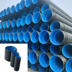High Ring Stiffness HDPE Double Wall Corrugated Pipe for Underground Municipal Drainage Sewage Culvert