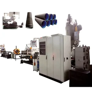 High Speed Low Price Plastic HDPE Double Wall Corrugated DWC Pipe Making Machine Manufacturer Price