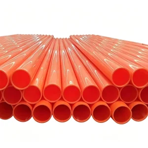 High Strength CPVC Flexible Power Pipe for Industrial High Voltage Buried Cable Protection and Conduit