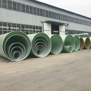 High Strength Durable Fiberglass Reinforced Plastic FRP GRP Pipe with Winding Technique Smooth Surface for Water Sewage Transfer