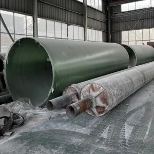 High Strength FRP Round Tube Fiberglass Pipe GRP Pipe for Municipal Sewerage Infrastructure