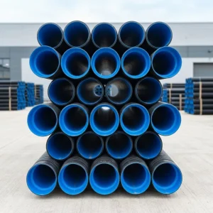 High Strength HDPE Double Wall Spiral Corrugated Tube Large Diameter Sewer Drainage Tube for Road and Municipal Drainage System