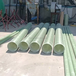 High Strength Large Diameter FRP Pipe Manufacturer for Chemical Processing Liquid