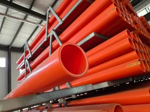 High Strength MPP Power Cable Conduit Pipe Underground Trenchless Construction Modified Polypropylene Electrical Wire Tube
