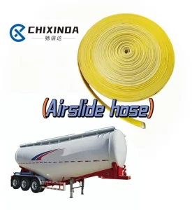 High Strength Polyurethane Coated Pneumatic Sliding Hose for Powder Material Unloading