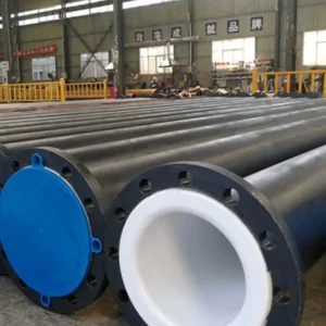 High Temp Resistant Steel Lined PO Pipe Continuous Working 90℃ Wide Chemical Resistance Acid Alkali Solvent Delivery Pipeline