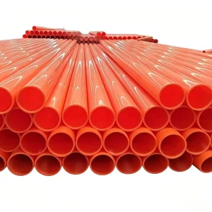 High Temperature CPVC Flexible Durable Power Pipe for Underground High Voltage Cable Protection Industrial Use