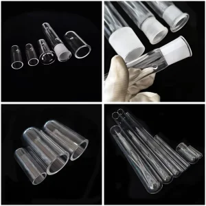 High Temperature Resistant Acid Resistant Test Tube Fused Quartz Tube for Laboratory