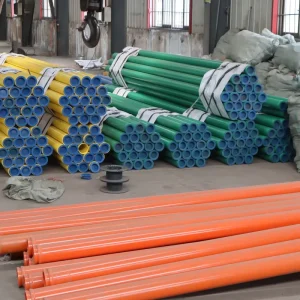 High Temperature Resistant Plastic Coated Seamless Steel Pipe for HVAC Systems and Hot Water Transportation