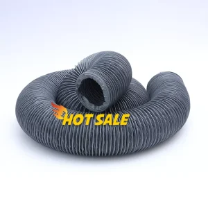 High Temperature Resistant Telescopic Ventilation HVAC Insulated Pipe Nylon Cloth Flexible Duct