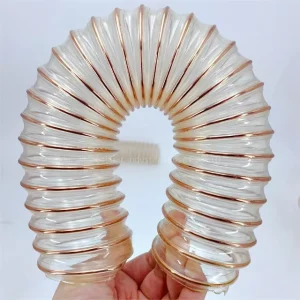 High Temperature Resistant Transparent PVC PU Steel Wire Reinforced Vacuum Water Suction Rubber Hose