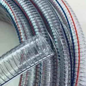 High Temperature Resistant Transparent PVC PU Wire Reinforced Vacuum Water Absorbing Rubber Hose