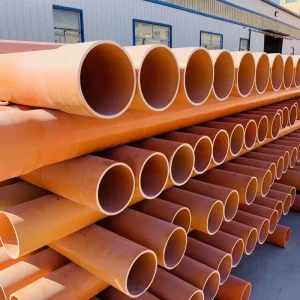 High Voltage Durable Flame Retardant CPVC Cable Protection Pipe Non Toxic Corrosion Resistant