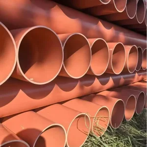 High Voltage Power Cable Protection PVC Pipe Good Heat Resistance Electrical Conduit Plastic Tubes