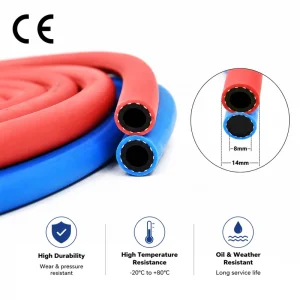 High-pressure Fiber Braided Reinforced Hose Oil-resistant and Abrasion-resistant PVC/rubber Air/water/chemical Delivery Hose