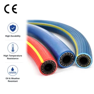High-pressure PVC Hose, Oil-resistant and Weather-resistant Flexible air Compressor Hose, Used for Engine Irrigation.
