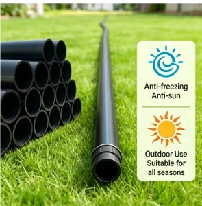 High quality PE100 HDPE High Pressure Durable Pipe DN20-DN800 PN 1.6Mpa Coil Irrigation Water Delivery Heat Resistant