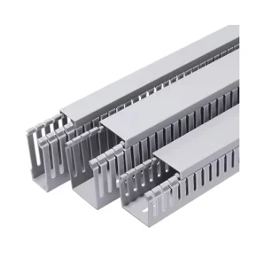 High-quality Square Cover Wiring Pipeline PVC Floor Plastic Slotted Cable Groove