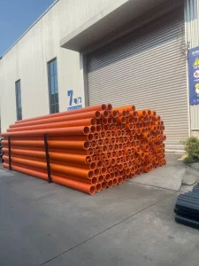 High-voltage Buried MPP Plastic Cable Protection Pipe ISO 9001 for Road Railway Projects