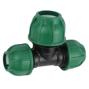 Hot Sale PN10 PP Compression Fittings Reducing Hose Tee High Quality HDPE Customizable Irrigation Pipe Fittings