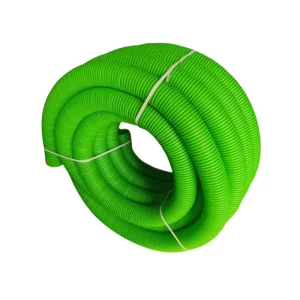 Hot Selling DN75mm HDPE Double Wall Corrugated Ventilation Pipe 50m Long Flexible High Pressure Made PC Grass Green Color