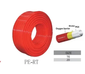 Hot Selling Underfloor Heating Pipes PE RT Red Underfloor Heating Pipes