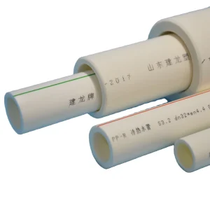Hot and Cold Water Pipes Flexible PPR DIA20-160 White ISO Certified for Water Supply