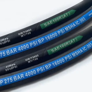 Hydraulic Hose High Pressure High Temperature Compressor air Hose Flexible Oil Pipe Neoprene Rubber Tubing